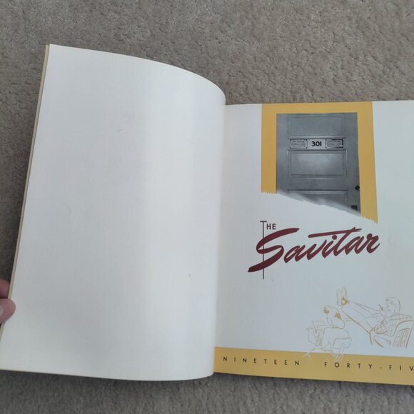 1945 UNIVERSITY OF MISSOURI YEARBOOK - "The Savitar" - No Signatures VGUC - Picture 3 of 8